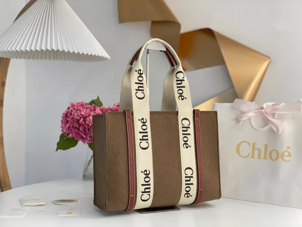 Cheap CHLOÉ medium woody tote bag 0116