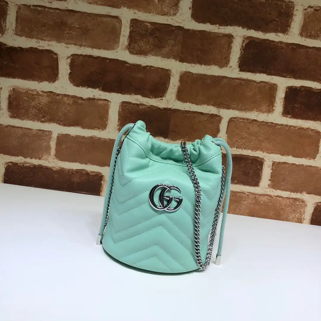 Affordable GUCCI GG Marmont mini bucket bag 0130