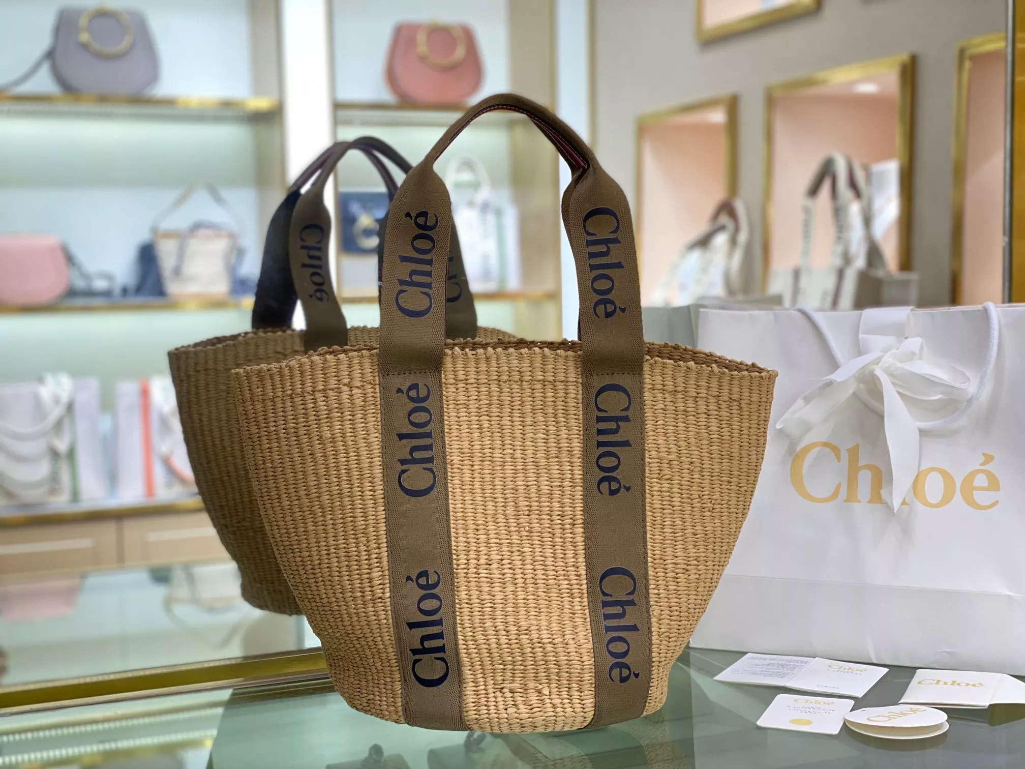 Affordable CHLOÉ large woody basket 0116