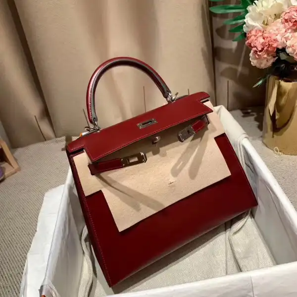 Affordable HERMES KELLY 25CM ALL HANDMADE 0127